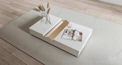 现代茶几3D模型下载